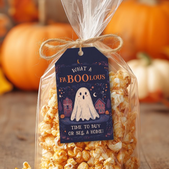 Realtor Halloween Pop By Tag (Editable Halloween Pop By Tag)