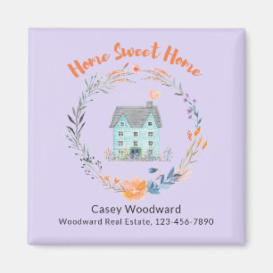 Realtor Home Sweet Home Custom Budget Marketing Magnet