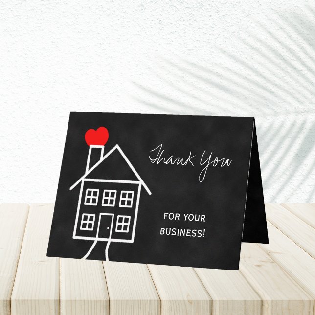 Realtor House Thank You Note Card (Creator Uploaded)