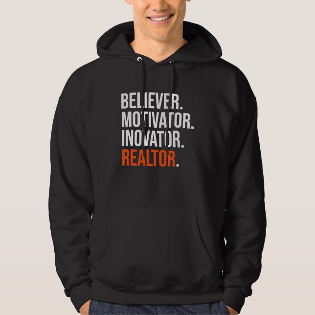 Realtor Inspiration and Motivational Hoodie (Front)