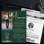 Realtor Introduction Real Estate Farming Letter Flyer<br><div class="desc">The Realtor Introduction Real Estate Farming Letter Flyer in an exquisite emerald green colour scheme, meticulously crafted to make a bold statement and convey professionalism. This flyer is designed to effectively introduce you to your community, combining the warmth of a personalised "Hello Neighbour" letter with the elegance necessary for impactful...</div>