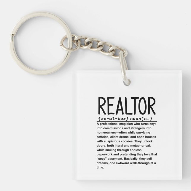 Realtor Key Ring (Front)