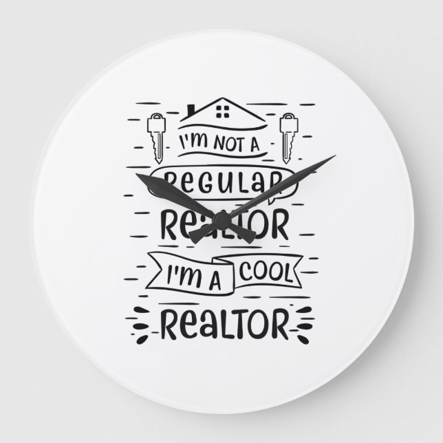 Realtor Large Clock (Front)