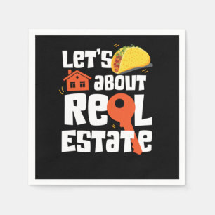 Realtor Lets Taco About Real Estate Napkin