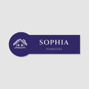 Realtor Logo Branding Identity Tag nametags