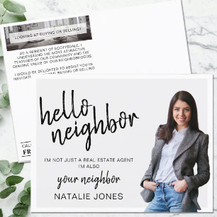 Realtor Mailer Real Estate Marketing Farming Hello Postcard