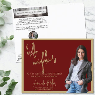 Realtor Mailer Real Estate Marketing Farming Hello Postcard