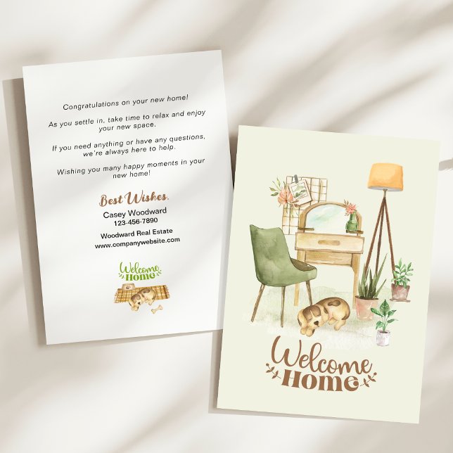 Realtor Marketing Welcome Home Clients Moving in  Card (Creator Uploaded)