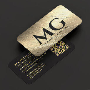Realtor Mortgage Elegant Black Gold Marketing Business Card
