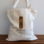 Realtor New Home Congratulations Housewarming Tote Bag<br><div class="desc">This adorable housewarming tote bag features an original watercolor of a doorplate. Customise all wording to suit your occasion,  and add your logo and contact information.</div>