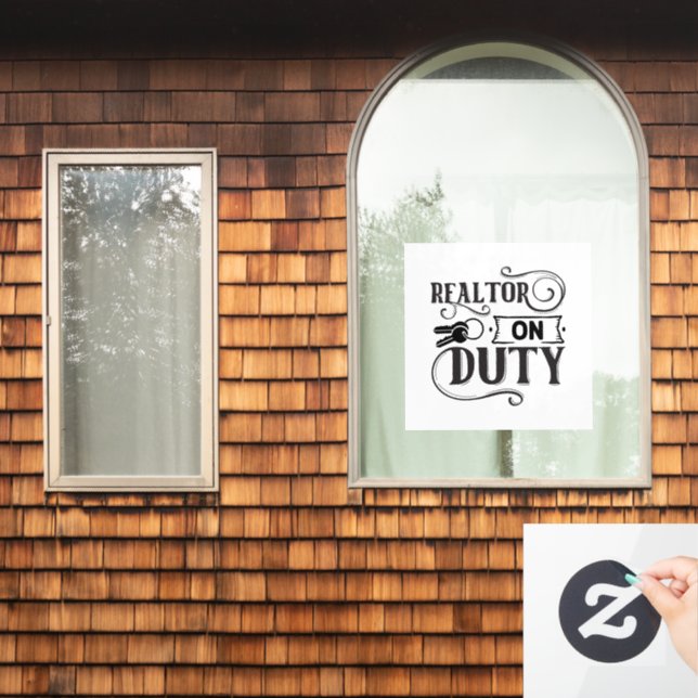 Realtor On Duty (Home Window)