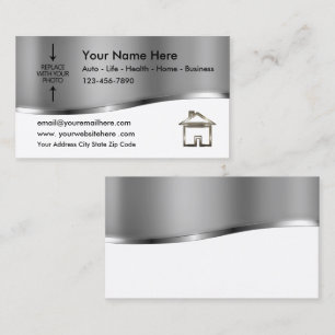 Realtor or Insurance Rep Photo Template Business Card