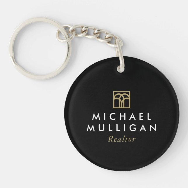 Realtor Personalised Keychain - Marketing Realty (Front)