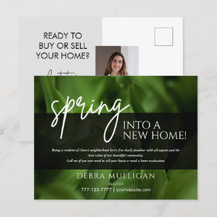 Realtor Postcard - Real Estate Spring Marketing