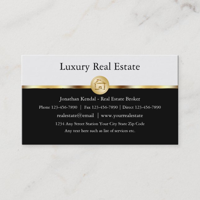 Realtor Professional Business Cards (Front)
