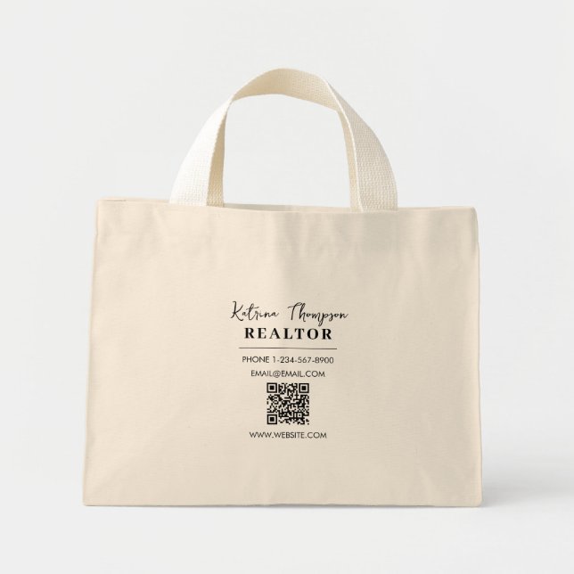 Realtor Real Estate Agent Gift Swag Essential Mini Tote Bag (Front)