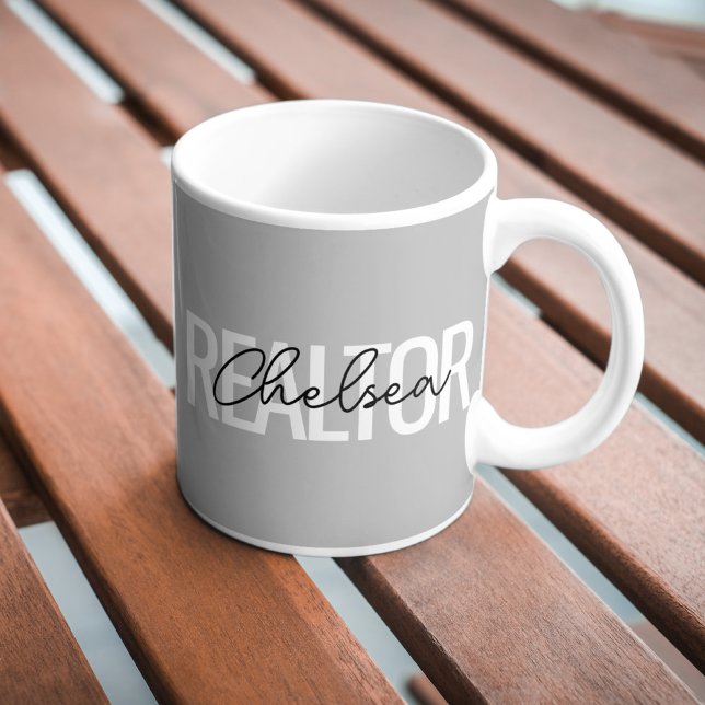 Realtor Real Estate Agent Personalised Name Coffee Mug (Creator Uploaded)