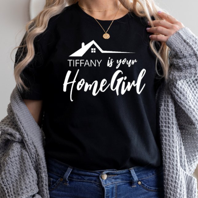 Realtor Real Estate Sales Home Girl Name T-Shirt (Creator Uploaded)