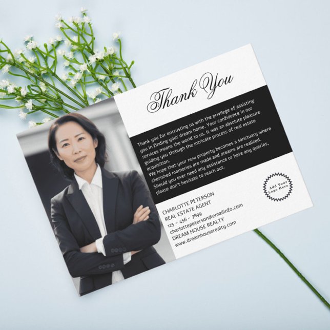 Realtor Real Estate  Thank You Card (Creator Uploaded)