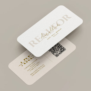 Realtor Sand Real Estate Agent Mortgage Broker Business Card