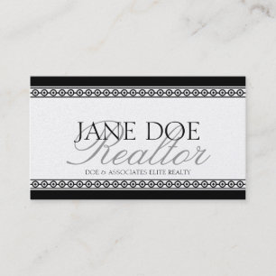 Realtor Script Gold Premium Paper Business Card