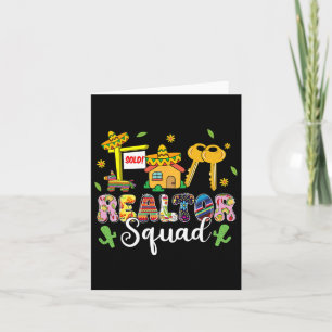 Realtor Squad Lets Fiesta Cinco De Mayo Mexican Re Card