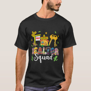 Realtor Squad Lets Fiesta Cinco De Mayo Mexican Re T-Shirt
