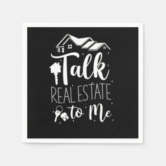 Realtor Talk Real Estate To Me Napkin