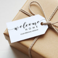 Realtor Welcome Home Gift Tags for Housewarming