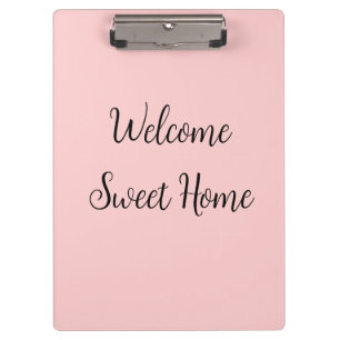 Realtor welcome home housewarming add your name te clipboard