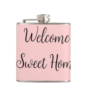 Realtor welcome home housewarming add your name te hip flask