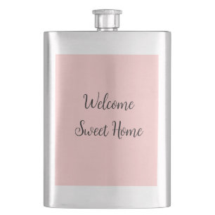 Realtor welcome home housewarming add your name te hip flask