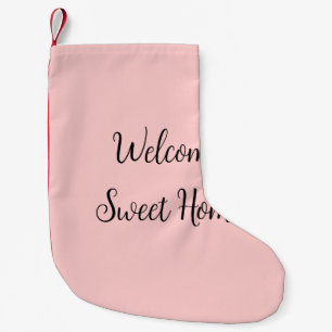 Realtor welcome home housewarming add your name te small christmas stocking