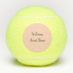 Realtor welcome home housewarming add your name te tennis balls