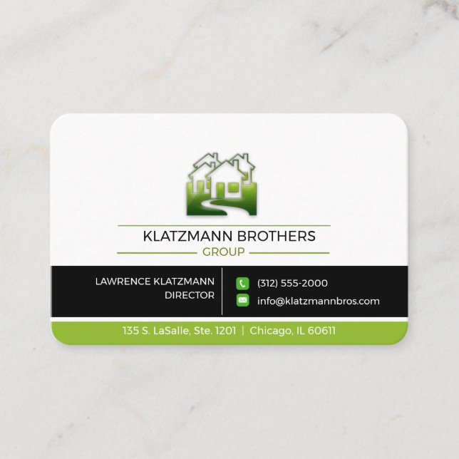 realty group business card (Front)