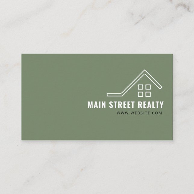 Realty Real Estate Company business card (Front)