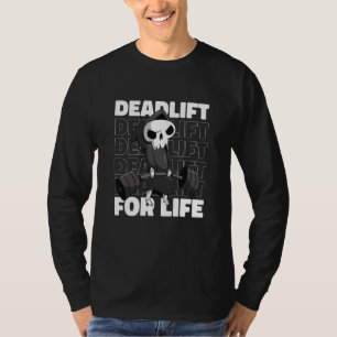 Reaper Deadlift Gym Motivation and Dark Humor T-Shirt