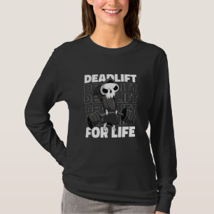 Reaper Deadlift Gym Motivation and Dark Humor T-Shirt