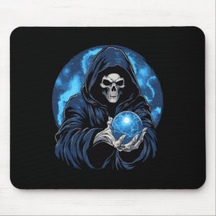 Reaper Death Skeleton Halloween  Mouse Pad