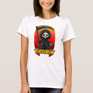 Reaper Lite Halloween T-Shirt – Cute Grim Reaper w
