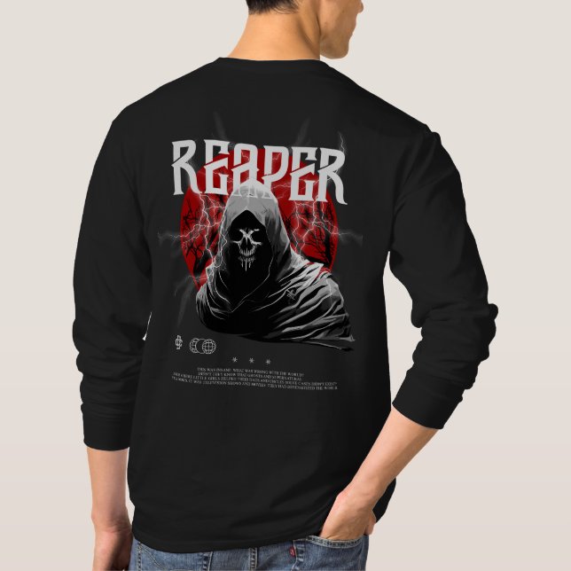 Reaper Modern Streetwear T-Shirt (Back)