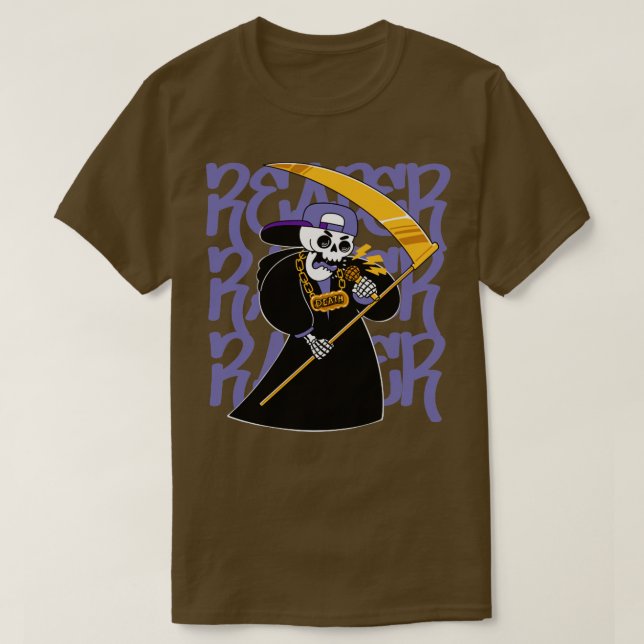 Reaper Rapper T-Shirt (Design Front)