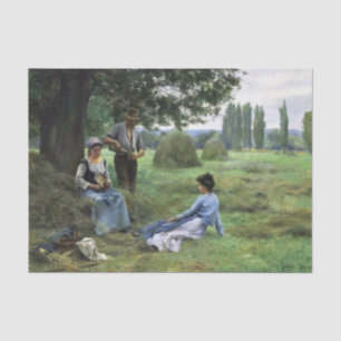 Reapers Resting by Therese Cotard-Dupre Tissue Paper