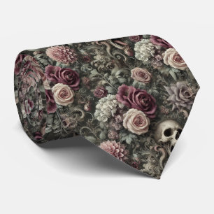 Reaping in the Roses – Gothic Victorian Tie