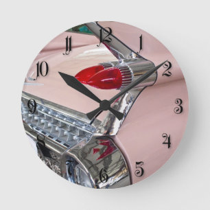 Rear of Cadillac Sedan de Ville Round Clock