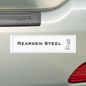 Rearden Steel Atlas Shrugged Bumper Sticker (On Car)
