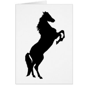 Rearing horse