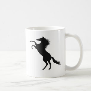 Rearing horse coffee mug