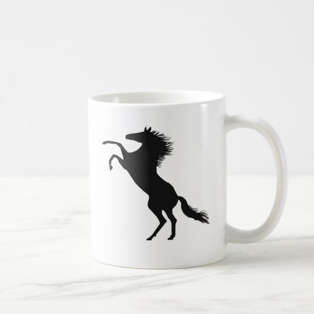 Rearing horse coffee mug (Right)