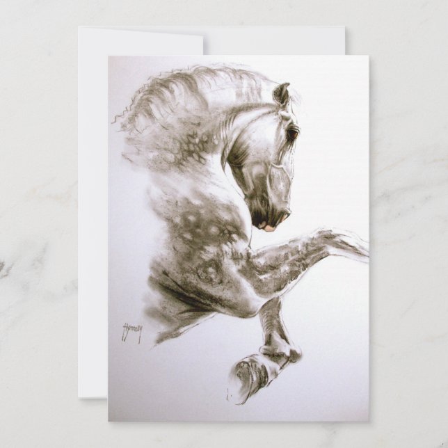 Rearing Horse Invitation (Front)